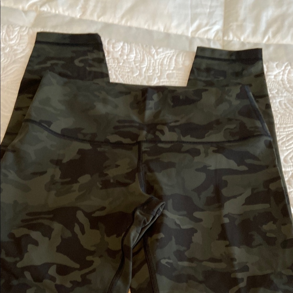 Lululemon green camo leggings